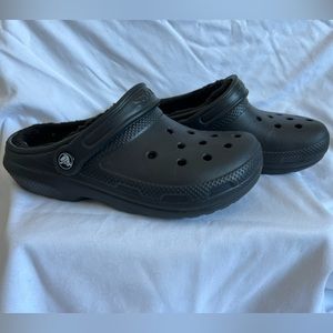 Fuzzy Lined Crocs
